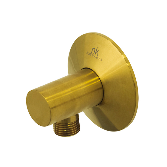 100299357 Noken Lignage Подвод воды настенный, для гибкого шланга, без держателя, матовое золото