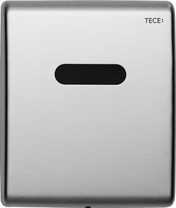9242350 TECE Panus Электронная панель смыва для писсуара, питание от батареи 6 В, металл, нержавеющая сталь, сатин