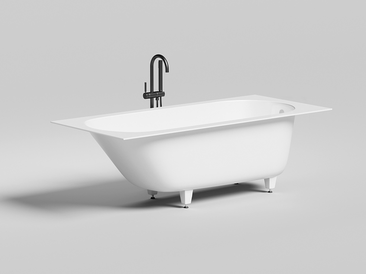 Ванна Lofo 180х80 Solid Surface UM12312, матовая