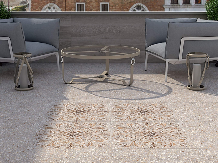 SG632020R Терраццо бежевый обрезной Kerama Marazzi 60x60