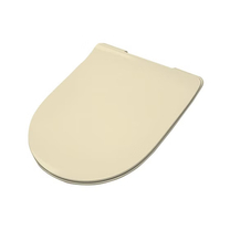 Крышка с сиденьем ARTCERAM, FILE, Slim для унитаза, soft-close, цвет giallo zinco/хром, FLA014 12