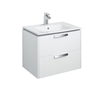 Тумба с раковиной Roca Lago 60 см, белый глянец (7.8572.9.580.6+7.3279.9.E00.0)