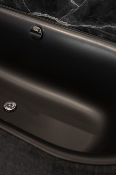 Ванна BetteLux Oval Couture 1850*850*580 мм, текстильная обивка, цвет карбон