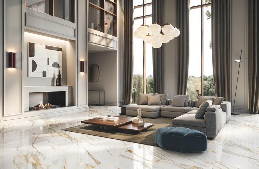 Stellaris Calacatta Gold Nat керамогранит Italon 60x120