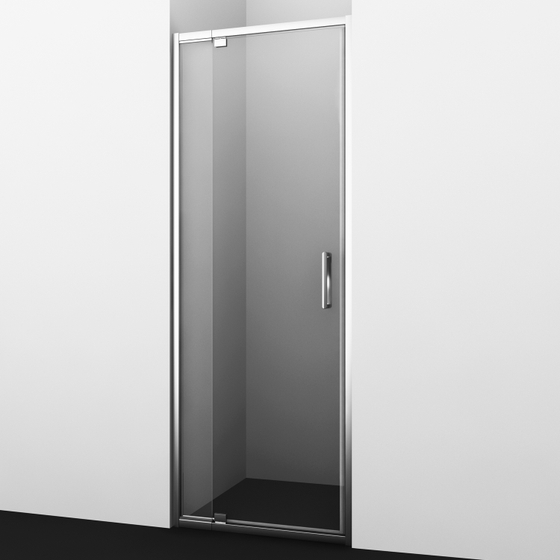 Душевая дверь Wasserkraft Berkel 48P04, 900x2000 мм, 6 мм, серебристый профиль