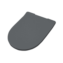 Крышка с сиденьем ARTCERAM, FILE 2.0, Slim для унитаза, soft-close, цвет grigio oliva/хром FLA014 15