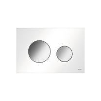 9240927 TECE Loop 2.0 Пластиковая панель смыва, цвет панели белый глянец, цвет клавиш хром глянец