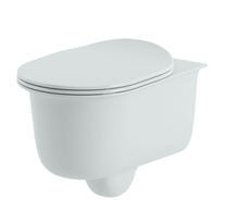 Чаша подвесного унитаза ARTCERAM, CHIC, Rimless, матовый белый