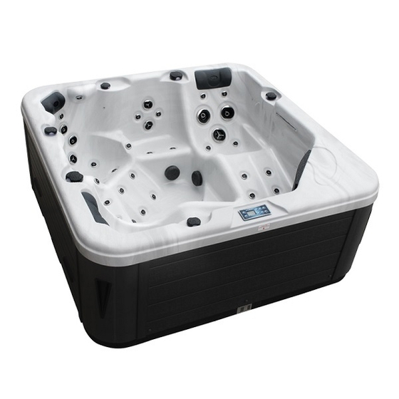 Минибассейн 329A (200х200х88) 5 мест,нагреватель 3kW, LED подсветка, 3HP, озонация, 82 г/массажных джета