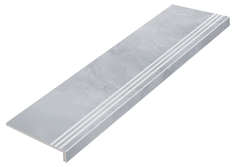 Ступень LUX Граните Жаклин Светло Серый MR Матовый 32х120