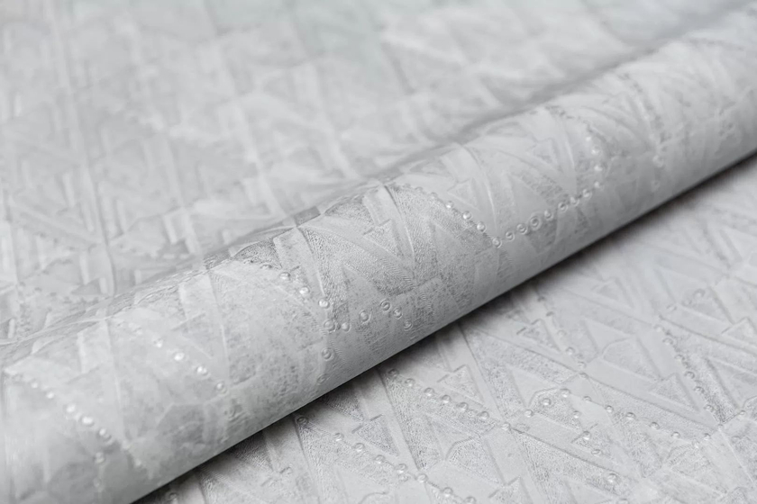 KM7403 Обои виниловые Коллаж мотив, серебро KERAMA MARAZZI