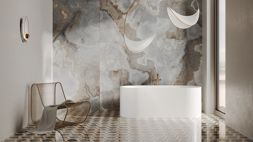 Ванна отдельностоящая Salini Perla S-Stone 1700x800x605 мм, белая матовая 1049201M