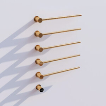Полотенцесушитель Funmax L-SR005G-H (801*520*80) электрический, Brushed Brass + L-SR005G скрыт.часть