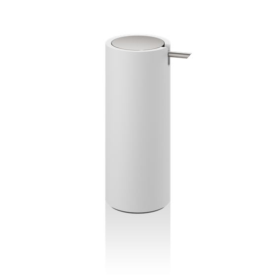 Decor Walther "Stone" Дозатор для мыла, Белый/Сталь матовая, 200мл (0972355)