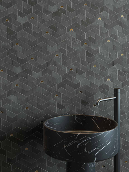 Continuum Petrol Mosaico Jewel 31.1*38.2 мозаика Italon