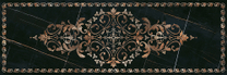HGD/B441/14037R Греппи декор черный глянцевый обрезной Kerama Marazzi 40x120