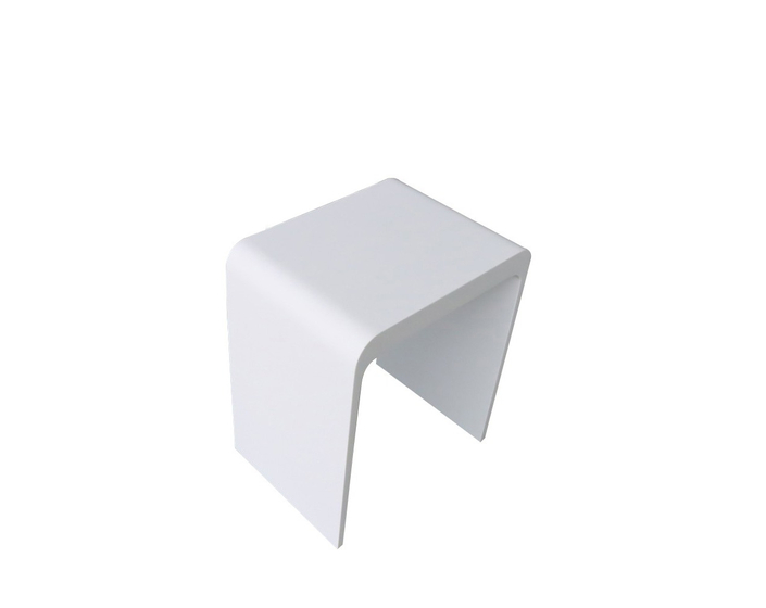 Стул DA-Stool-H (400х300х430) Solid Surface, белый
