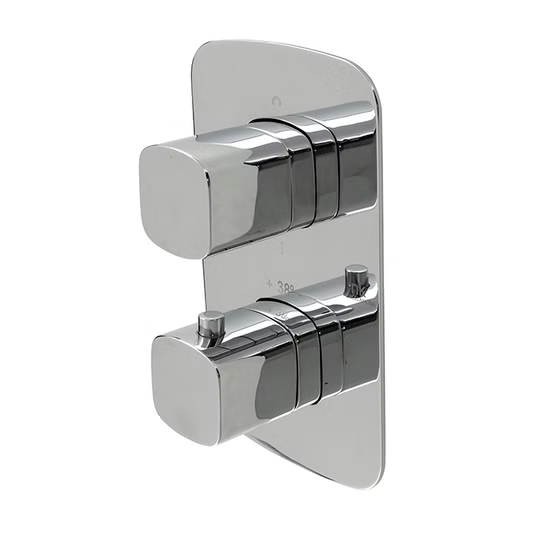 100145072 Noken Nk Concept Наружная часть смесителя с термостатом, хром