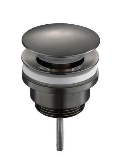 Донный клапан для раковины JTP Brushed Black, WJ 301047B BBL