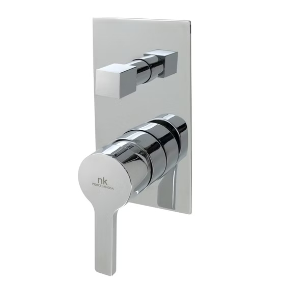 100123934 Noken Urban Наружная часть встроенного смесителя для ванны/душа, хром