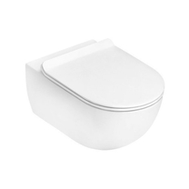 Унитаз подвесной Flaminia App (AP118G + QKCW09), сидение микролифт, Latte Milky White, 54х36х27