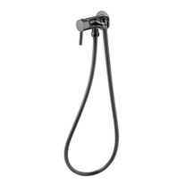 100282754 Noken Смеситель для гиг. душа, с внутренней частью,в комплекте со шлангом 125см, Титан. Акция!!!