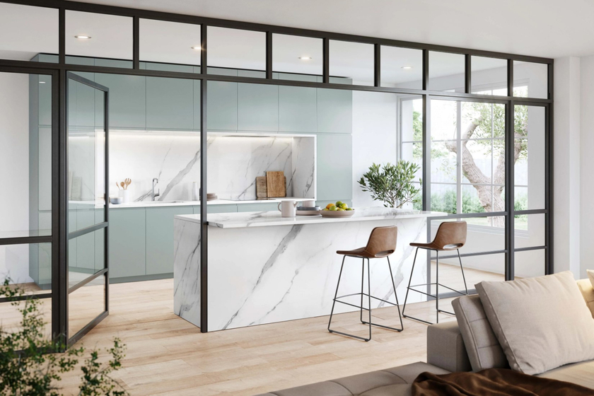 Aria White Polished керамогранит XLight Urbatek 120х270