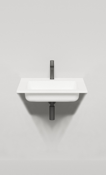 Раковина Onda Plus Solix, 600х500, белый, 1402203M, отверстие под смеситель, с донным клапаном