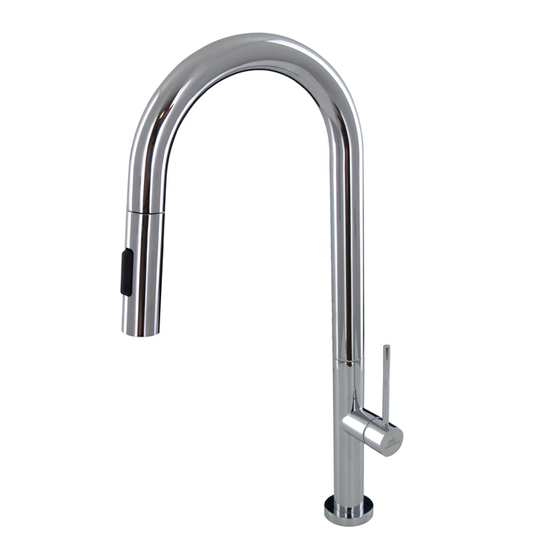 100123480 Noken Urban Stick Смеситель для кухни c выдвижным душем, хром