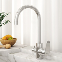 Смеситель для кухни Damixa Origin Evo, хром, с каналом питьевой воды, 820700000