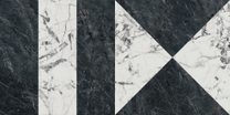 SG565402R Бьянко Неро белый черный обрезной лаппатированный Kerama Marazzi 60x119.5