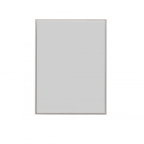Зеркало Oasis Miro 1050x800x50 (0MRSP105BN) алюмин.белая рама со светодиод.подсветкой вверху+выкл.