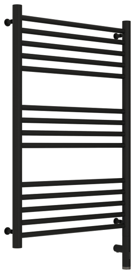 Полотенцесушитель Богема 3.0 800х500 прямая, тэн правый, Черный матовый 31-5805-8050
