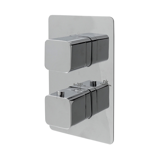 100140107 Noken Lounge Наружная часть термостатического смесителя, хром