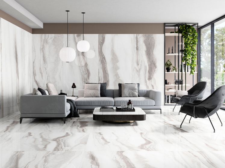 Nebula Almond Pol. керамогранит Pamesa 60x120