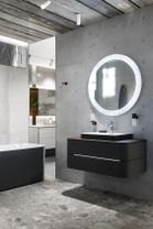 Зеркало Duravit Happy D2 Plus d=900  с подсветкой,обогревом