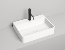 Раковина накладная Ottavia Solix, 600х450х133, белая, 1103201M