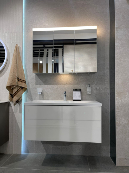 Комплект мебели KEUCO Royal Reflex.2. 1000мм (тумба с раковиной+зеркальный шкаф), белый