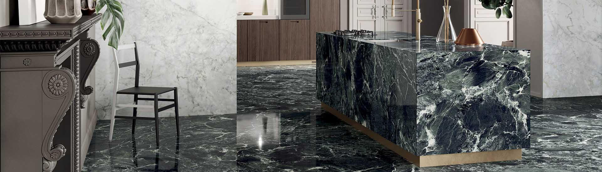 Aosta Green Marble Luc. 6 mm 150x300 Maxfine 150х300
