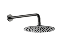 Верхний душ с кронштейном JTP Rod Brushed Black, Ø - 250 мм, WJ 8004A-8051 BBL