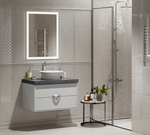 8340 Туф бежевый светлый глянцевый Kerama Marazzi 20x30