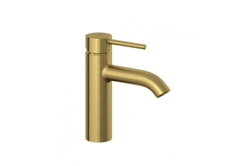 Смеситель для раковины Kludi Bozz, брашированное золото, 38288N076