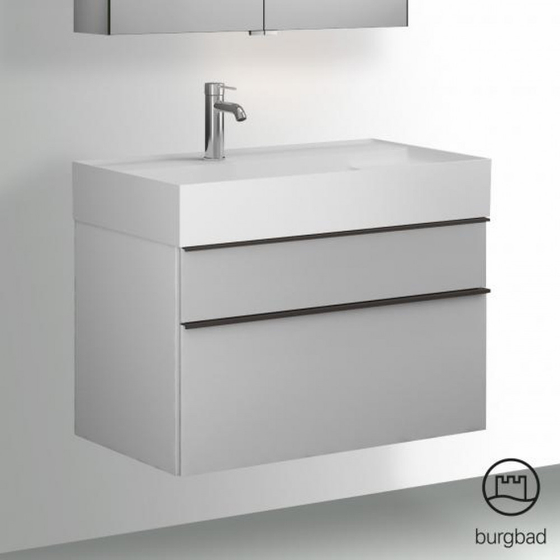 Тумба Burgbad Yumo 102*64*47 с раковиной MWFI102, SFKN102 антрацит