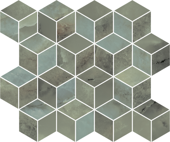 ТО17/14025 декор Джардини зеленый мозаичный Kerama Marazzi 45х37,5