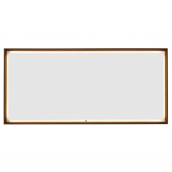 Зеркало Oasis My Sun 1230x600x80 мм (0MSSP123E) E012 Walnut, подсветка, выключатель