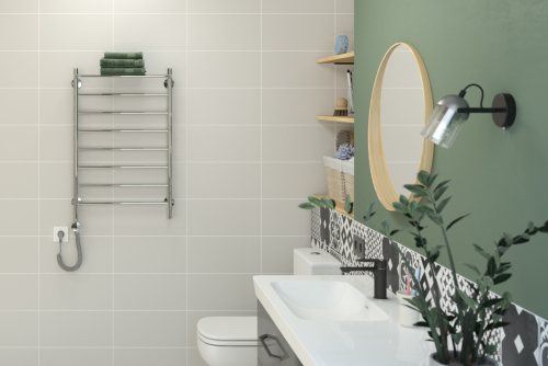 Полотенцесушитель Стилье Формат 20, 800х500, тен левый (Полка + 7) П16 00521-8050