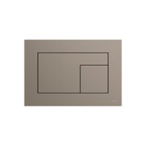 9240730 TECE Velvet Панель смыва с двумя клавишами, цвет бежево-коричневый
