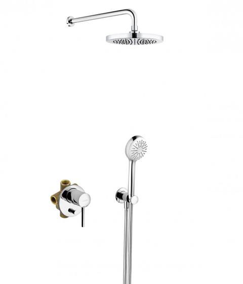 Комплект для душа Kludi Bozz, хром, 7in1, 386300576