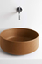 Раковина ARTCERAM, COGNAC настольная Ø 42 см, цвет cocoa, COL001 39 00