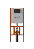 Инсталляция для подвесного унитаза Artceram 700.101 с клавишей смыва 704.000.17 черная матовая